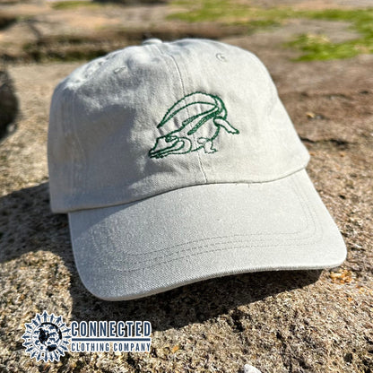 Alligator Embroidered Hat - Connected Clothing Company - 10% donated to ocean conservation