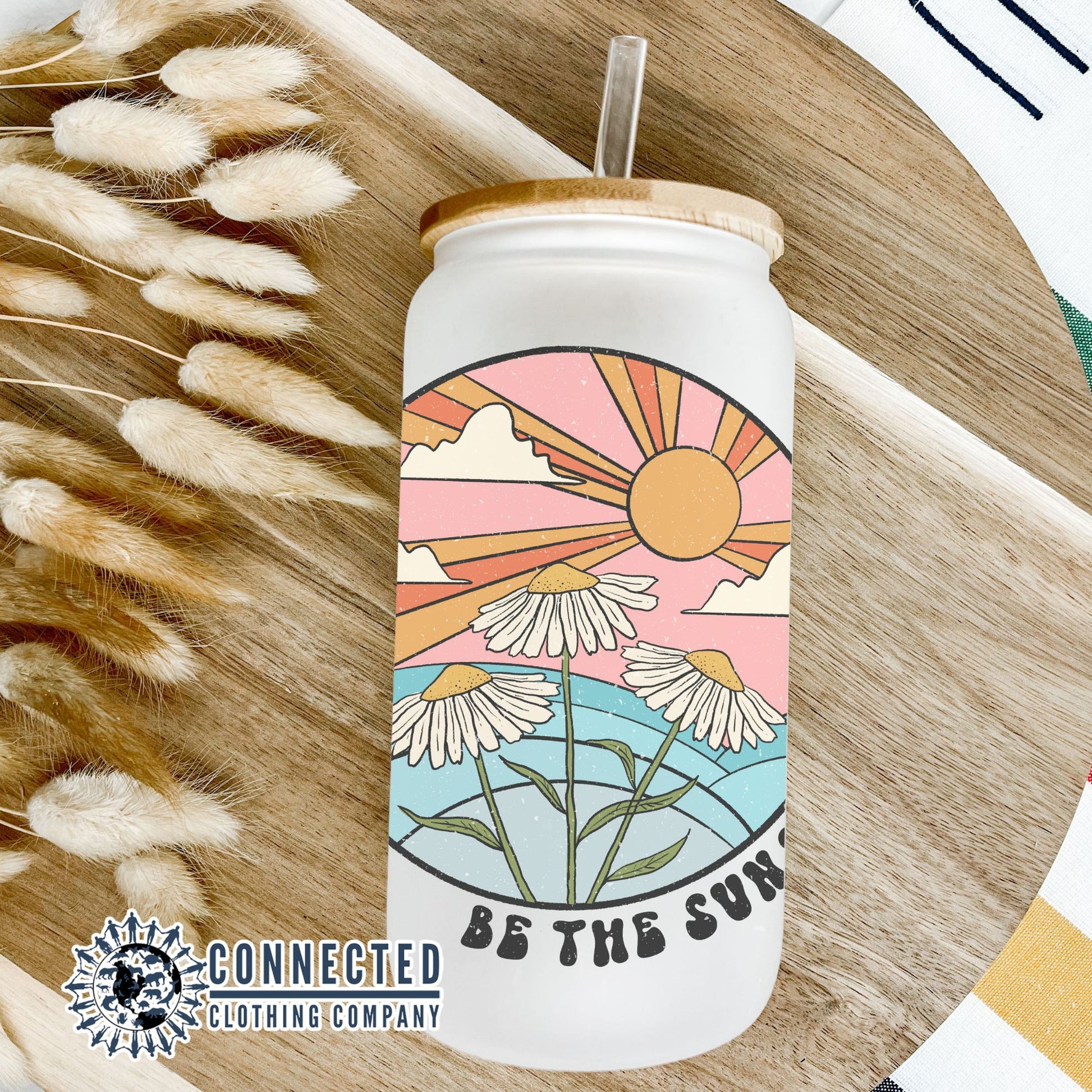 Be The Sunshine Glass Can - Connected Clothing Company - 10% of proceeds donated to ocean conservation