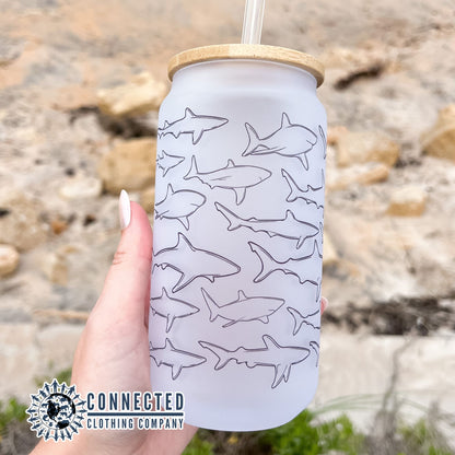 Shark Species Glass Can - Connected Clothing Company - 10% donated to ocean conservation