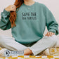 7 Sea Turtle Species Crewneck Sweatshirt - Connected Clothing Company - 10% of proceeds donated to sea turtle conservation