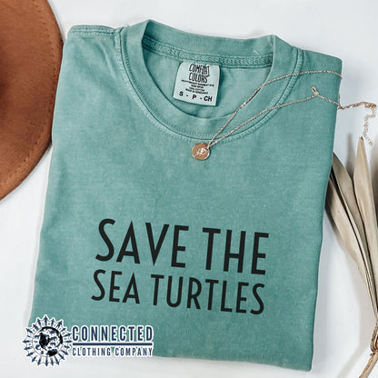 7 sea turtle species tee - connected clothing company - 10% donated to sea turtle conservation