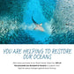 Shark Ocean Glass Can - Connected Clothing Company - 10% of proceeds donated to ocean conservation