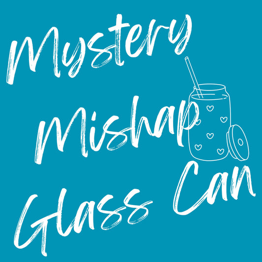 Mystery Mishap Glass Can - Connected Clothing Company - 10% donated to ocean conservation