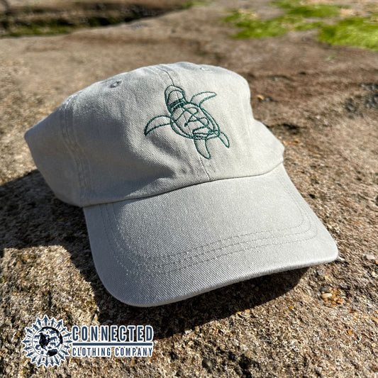 Sea Turtle Hatchling Embroidered Hat