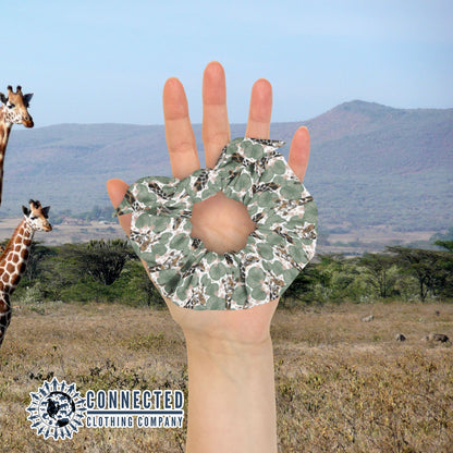 Giraffe Scrunchie - Connected Clothing Company - 10% donated to save the giraffes