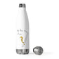 Skip The Straw Seahorse Reusable Water Bottle - Connected Clothing Company - Ethical and Sustainable Clothing - 10% of profits donated to ocean conservation