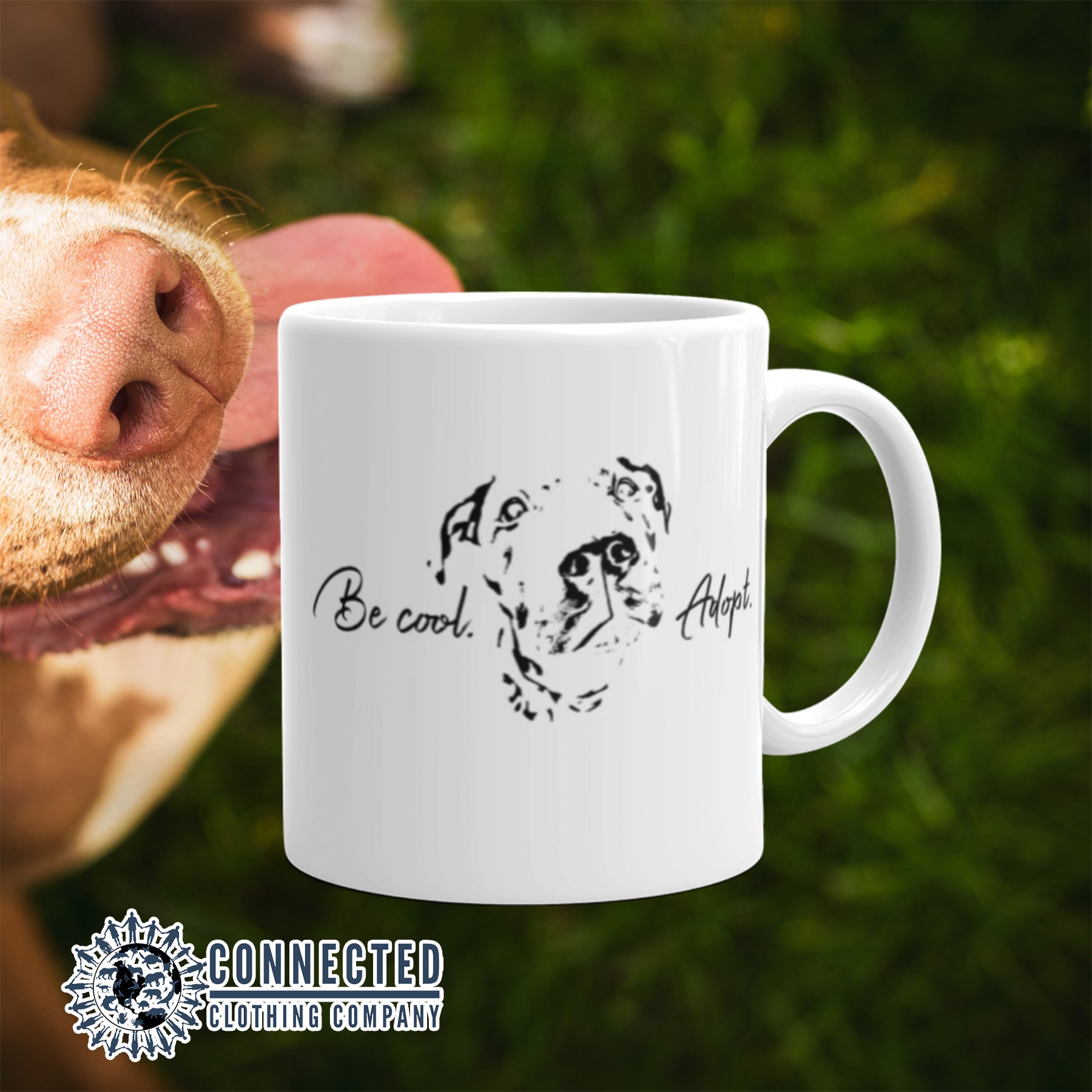 Be Cool Adopt Classic Mug - Connected Clothing Company - Ethically and Sustainably Made - 10% of profits donated to animal rescue organizations