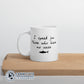 Be The Voice Shark Classic Mug reads "I speak for those who have no voice." - Connected Clothing Company - Ethically and Sustainably Made - 10% donated to Oceana shark conservation