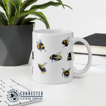 Bumblebee Classic Mug - Connected Clothing Company - Ethically and Sustainably Made - 10% of profits donated to bee conservation