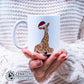 Giraffe Christmas Holiday Classic Mug - Connected Clothing Company - Ethically and Sustainably Made - 10% of profits donated to giraffe conservation