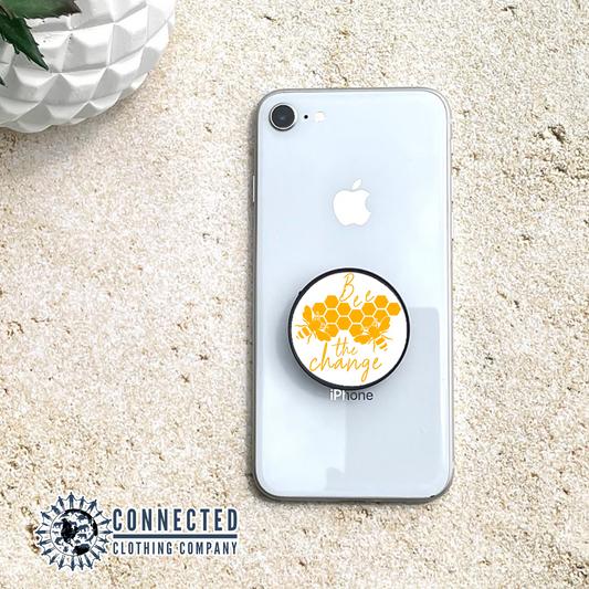 Bee The Change Phone Grip - Connected Clothing Company - 10% of proceeds donated to save the bees