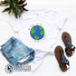 White No Blue No Green Short-Sleeve Tee - Connected Clothing Company - Ethically and Sustainably made - 10% of profits donated to ocean conservation