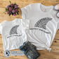 White Adult and Toddler Protect Our Sharks Toddler Short-Sleeve Tee - Connected Clothing Company - 10% of profits donated to Oceana shark conservation