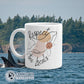 Respect The Locals Orca Mug - Connected Clothing Company - 10% of proceeds donated to orca conservation