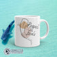 White Respect The Locals Whale Shark Classic Mug - Connected Clothing Company - Ethically and Sustainably Made - 10% of profits donated to shark conservation and ocean conservation