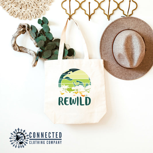 Rewild Tote Bag - Connected Clothing Company - 10% of proceeds donated to ocean conservation