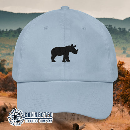 Blue Rhino Cotton Cap - Connected Clothing Company - 10% of profits donated to Save The Rhino conservation