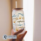 Shark Ocean Watercolor Glass Can - Connected Clothing Company -10% of proceeds donated to shark conservation