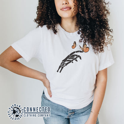 Skeleton Monarch Tee - Connected Clothing Company - 10% of proceeds donated to save the monarch butterflies