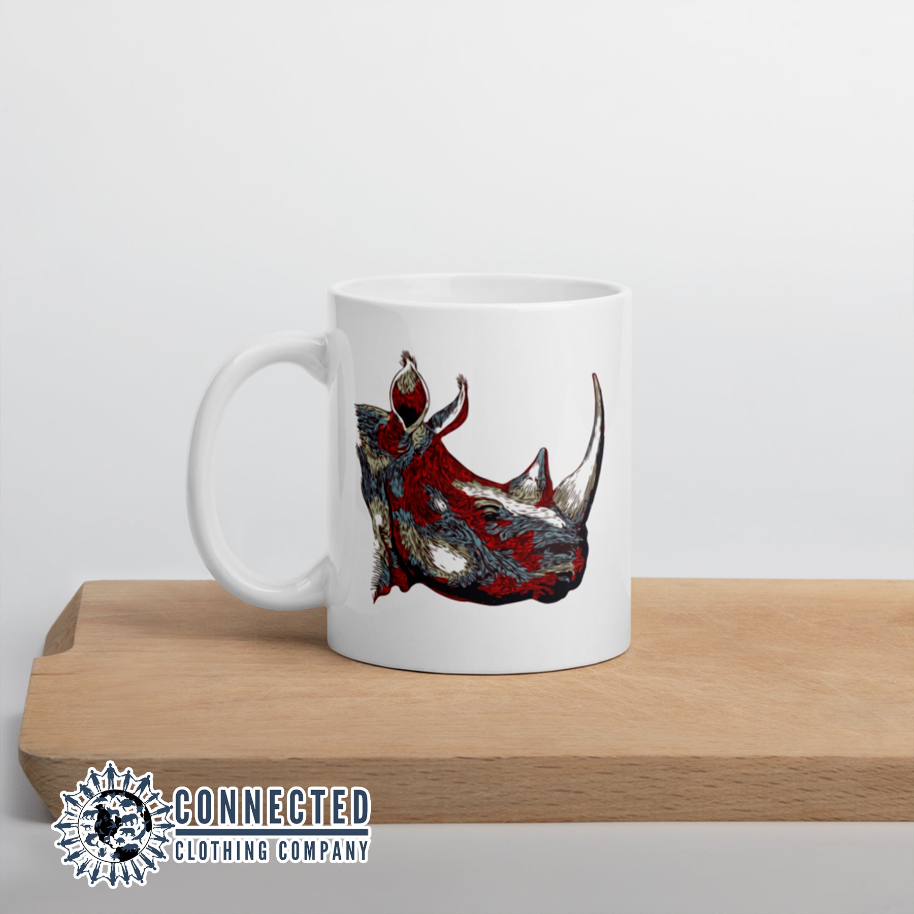 Vanishing Into Extinction Classic Mug - Connected Clothing Company - Ethically and Sustainable Clothing - 10% of proceeds are donated to rhino conservation