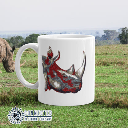 Vanishing Into Extinction Classic Mug - Connected Clothing Company - Ethically and Sustainable Clothing - 10% of proceeds are donated to rhino conservation
