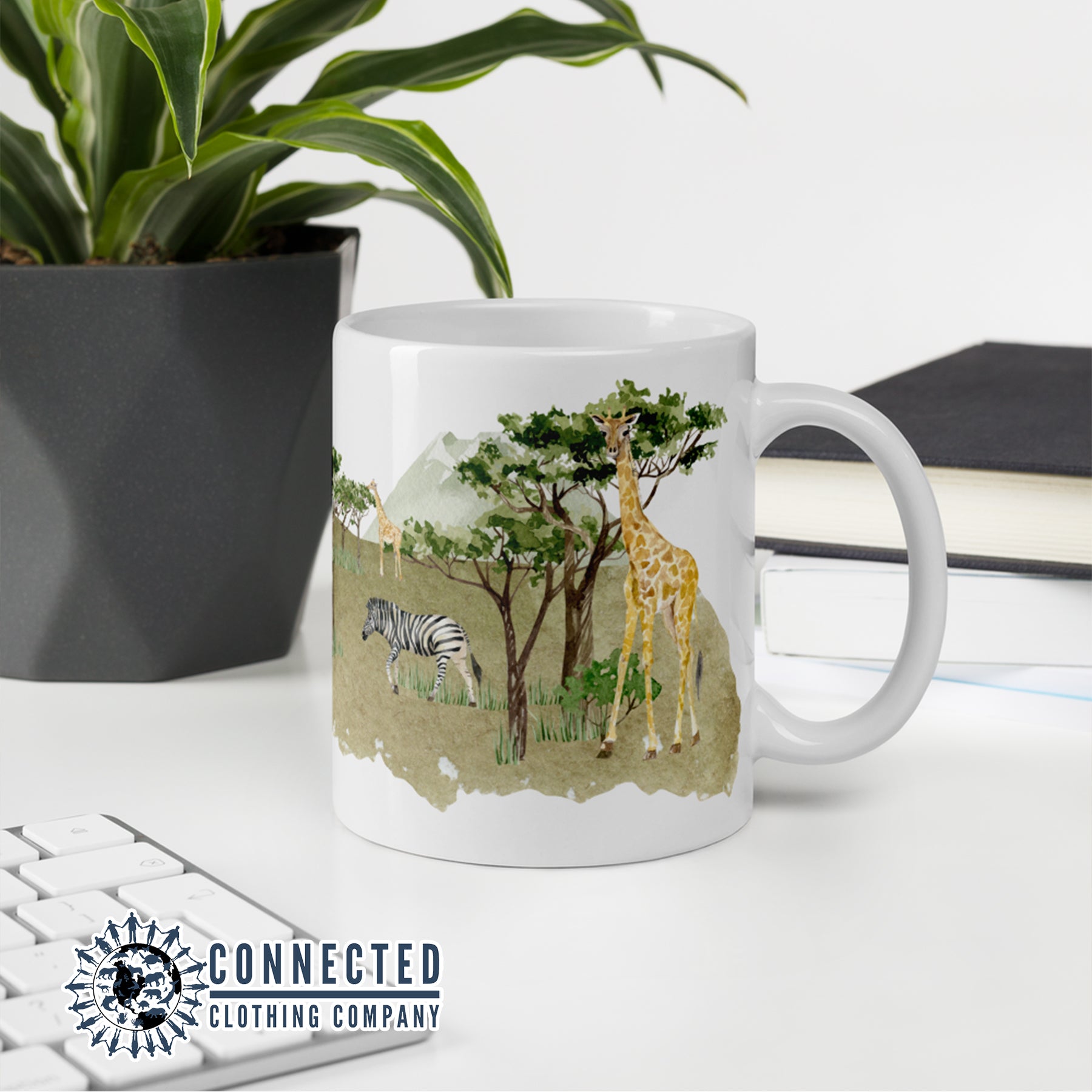 Keep Africa Wild Classic Mug - Connected Clothing Company - 10% of profits donated to the Giraffe Conservation Foundation