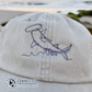 Hammerhead Shark Embroidered Hat - Connected Clothing Company - 10% of proceeds donated to ocean conservation